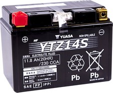 ✅ Yuasa YTZ14S Factory Activated AGM Maintenance Free Battery 12V 230 CCA ✅ picture