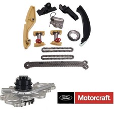 Timing Chain+Motorcraft Water Pump For 13-19 Ford Explorer Edge Taurus Lincoln picture