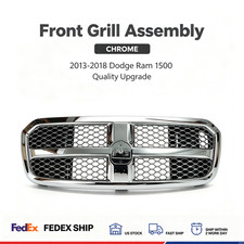 US STOCK Fit for 2013-2018 Dodge Ram 1500 Front Grille Quality Upgrade Assembly picture