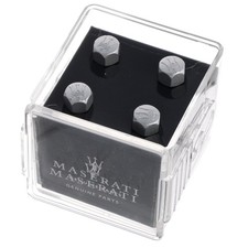 GENUINE MASERATI QTP GranTurismo Trident Branded Valve Cap Kit 940000035 picture