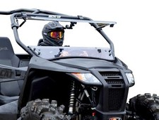 SuperATV Scratch Resistant Flip Windshield for Arctic Cat Wildcat Trail (2014+) picture