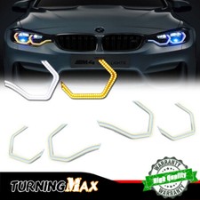 Switchback Concept M4 Iconic Style LED Angel Eye Kit w/Relay Wirings For BMW picture