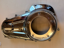 2017-2025 Harley Touring M8 OEM Chrome Primary Clutch Cover Housing         49 picture