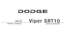 2010 Dodge Viper SRT-10 Owners Manual User Guide picture