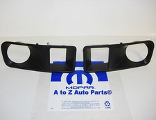 NEW 2005-2007 Dodge Magnum SRT8 DRIVER and PASSENGER Fog Lamp Light Bezel, Mopar picture