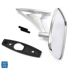 1973-1977 GM Cars Chrome Outside Mirror Left Hand Side GM 9614194 picture