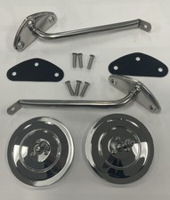 1967 68 69 70 71 72 CHEVROLET GMC TRUCK MIRROR KIT SCREWS AND GASKETS RIBBED NEW picture