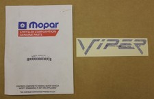 1998 Dodge Viper GT2 Rear Bumper Decal 4854217AA Mopar New Old Stock NOS OEM picture