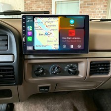 For 1992-1998 Ford F-150 F-250 F-350 Carplay Single 1Din Car Stereo Radio GPS BT picture