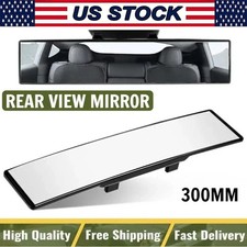 Universal Car Rearview Mirror Anti-glare 300MM Rear View Wide Angle Convex Clear picture