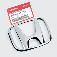 75700-S9A-G00 Grille Mounted Chrome Honda H Emblem Nameplate for Accord New picture