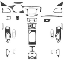 43Pcs Carbon Fiber Full Interior Kit Cover Trim For Chrysler 200 2015-2017 picture