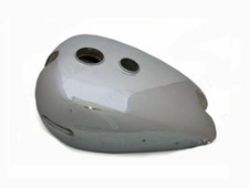 New Vintage Ariel Twin Plunger Aluminium Petrol Fuel Gas Tank ECs picture