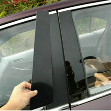 6pcs Piano Black Pillar Posts For 2011-2021 Dodge Charger Door Cover Panel Trim picture