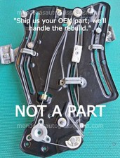 2006-9 Pontiac G6 CONV Quarter Window Regulator Driver Rear- Rebuild Service picture