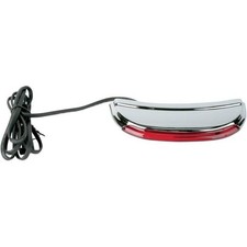 Kuryakyn LED Turn Signal Bar Filler Panel Chrome Red #3154 Harley Davidson picture