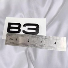 Matte Black For Alpina B3 Biturbo Car Trunk Emblem B3 Letter Badge Replace 1pc picture