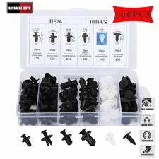 100x For Toyota Fixing Fastener Kit Bumper Fender Liner Push Type Retainer Clips picture