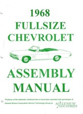 1968 Chevrolet Impala, Belaire Factory Assembly Manual picture