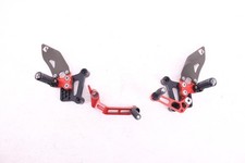 2008 DUCATI 848 EVO DUCABIKE REARSETS BRAKE PEDAL SHIFTER FOOT PEG SET D17 picture