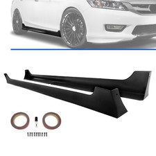 For Honda Accord 2013-17 15 4 Dr JDM MOD Style Side Skirts Extension Pair w/Tape picture
