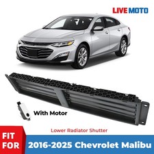 For 2016-2025 Chevrolet Malibu Lower Radiator Shutter Grille W/Motor 23278689 picture