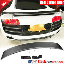 For Audi R8 GT V8 V10 Coupe 2008-15 Real Carbon Rear Trunk Spoiler Lip Wing Lid picture