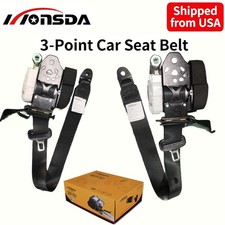 Seat Belts For 2021 Toyota RAV4 Rear Left And Right Seat Belt Retractor Black picture