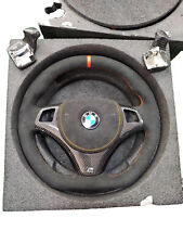 BMW E90 E92 E93 M3 E82 M Performance Steering Wheel Alcantara Orange Stripe picture