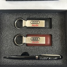 Audi Keychain (2 Keychain) New In Box with Audi Pen  picture