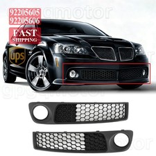 For Pontiac G8 Base GT 2008-2009 Front Lower Bumper Fog Light Covers Grille Pair picture