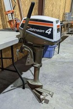 Vintage 1975 Johnson Seahorse 4hp Outboard Motor picture