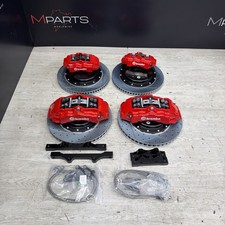NEW 95-99 BMW E36 M3 BREMBO Big Brake Kit Red Calipers Rotors Set Plug & Play picture