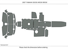 2007-2009 YAMAHA SX 230 SR 230 AR 230 DuraEVA EVA Foam Boat flooring picture