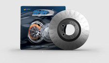 SHW For 93-95 Porsche 928 GTS 5.4L Right Front Smooth Monobloc Brake Rotor picture