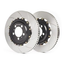 GiroDisc Fits Porsche 911 Carrera/C4 (991.1) 350mm Slotted Rear Rotors picture