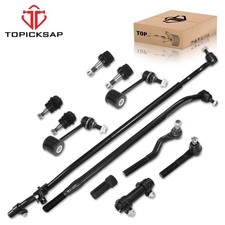 12pcs New Front Steering & Suspension Kit For 07-18 Jeep Wrangler Wrangler JK picture