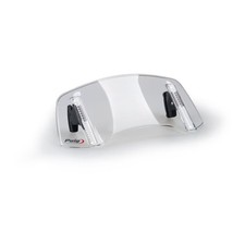 Puig 2.0 Multi-Adjustable Windscreen Visor - Smoke, Drill-Through Style / 300mm picture