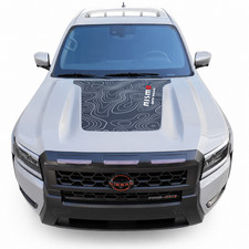 Nismo Off Road Topo Blackout Hood Vinyl Decal Fits Nissan Frontier 2022-2026 picture