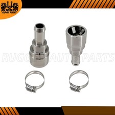 2x Metal Heater Hose Connector 800-409HP for 2000-09 Cadillac Chevrolet GMC New picture