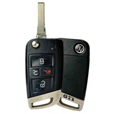 Used Oem VW Volkswagen GTI LOGO Flip Key Fob Remote 5G0.959.752.BE NBGFS12P01 picture