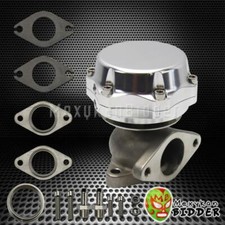 Universal 35mm/38mm 2 Bolt Flange Turbo Boost Manifold External Wastegate Silver picture