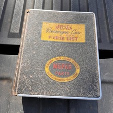 1955 1956 1957 1958 Dodge Mopar OEM Parts List Catalog Plymouth DeSoto Chrysler picture