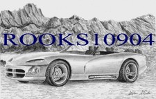 Dodge Viper RT/10 Concept SPORTS CAR ART PRINT picture