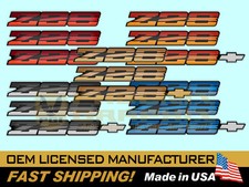 1983 1984 1985 1986 1987 Z28 Emblems Camaro IROC-Z28 Rocker Panel & Rear Bumper  picture