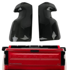For 2019-2026 Chevy Silverado Smoke Black Rear Taillight Lamp Cover Trim Overlay picture