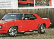 1969 CHEVROLET CAMARO Z/28 RESTORATION 6 page COLOR Article picture