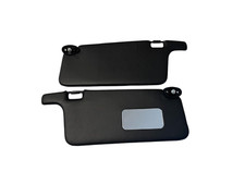 Fit For Honda Civic 1996-2001 Interior Sunvisor Pair LHD Black 2pcs picture