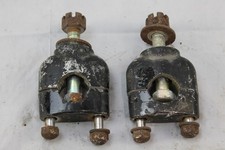 1972 HONDA CB350F HANDLEBAR SWITCH MOUNT RIDERS CLAMPS picture