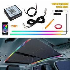 Full Color LED Sunroof Light Car Roof Panoramic Skylight Ambient Light RGB Strip picture